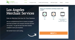 Desktop Screenshot of losangelesmerchantservices.com