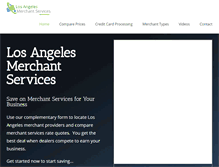 Tablet Screenshot of losangelesmerchantservices.com